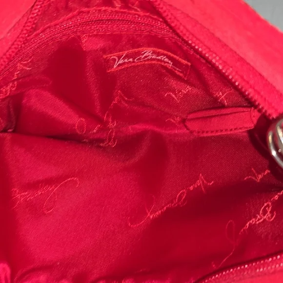 Vera Bradley Red Quilted Shoulder Bag - Picture 7 of 8